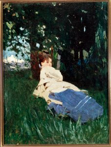 Donna Erminia (tuval üzerine yağlı boya by Benedetto Musso