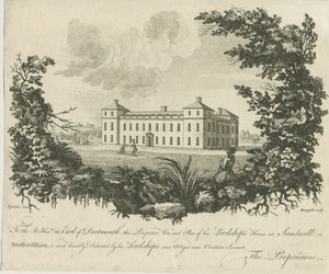 Sandwell Park - Salon: bakır levha gravür, nd [c 1770] by Benezech