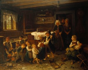 İç Mekanda Oynayan Çocuklar, 1873