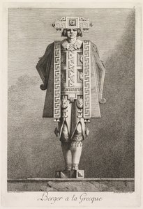 Yunan Maskeli Balosu: Shepherd a la Grecque Plate 5, 1771.