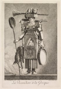 Yunan Maskeli Balosu: La Vivandière à la Grecque (Levha 2)