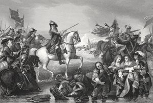Boyne Muharebesi, W. French tarafından kazınmış (lito)