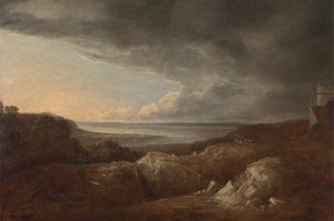 King's Weston, Lord de Clifford'un Koltuğu yakınlarındaki Severn Nehri manzarası by Benjamin Barker