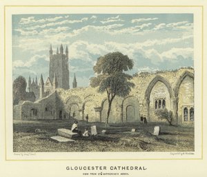 Gloucester Cathedral, view from St Catherine