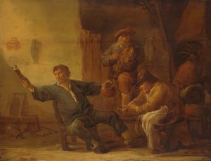 Köylü Kulübesinin İçi by Benjamin Gerritsz Cuyp