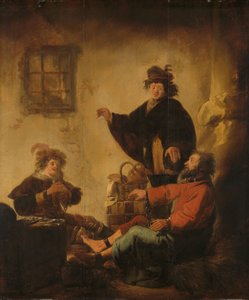 Yusuf Fırıncı ve Kâhyanın Rüyalarını Yorumluyor, c.1632-1640 (panel üzerine yağlıboya)
