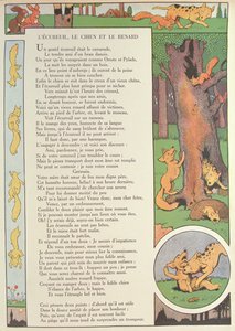 Sincap, köpek ve tilki, Jean de La Fontaine