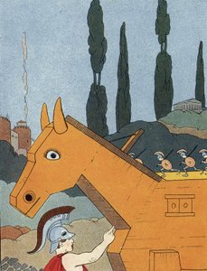 Truva atı by Benjamin Rabier