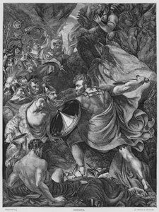 Dentatus (gravür) by Benjamin Robert (after) Haydon