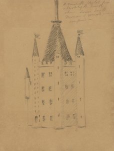 Bir Kale Çalışması by Benjamin Robert Haydon