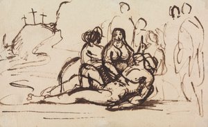 Pieta Çalışması by Benjamin Robert Haydon