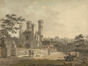Aziz Augustine Manastırı Kapısının Güney Doğu Görünümü, Canterbury, Kent by Benjamin Thomas Pouncey