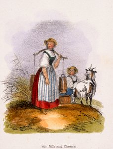 Süt ve Peynir için, c1845 by Benjamin Waterhouse Hawkins