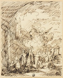 Manzaradaki Figürler by Benjamin West