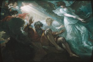 ಮೋಸೆಸ್ ಪ್ರಾಮಿಸ್ಡ್ ಲ್ಯಾಂಡ್ಟರ್ಕ್ ಅನ್ನು ತೋರಿಸಿದರು by Benjamin West