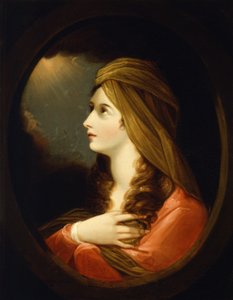Bir Hanımefendinin Portresi, 18. yüzyılın sonlarında by Benjamin West