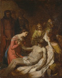 Ölü Mesih Üzerine Ağıt Çalışması by Benjamin West