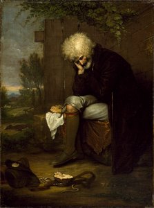 Ölü Kıçının Yasını Tutan Hacı, c.1775 by Benjamin West