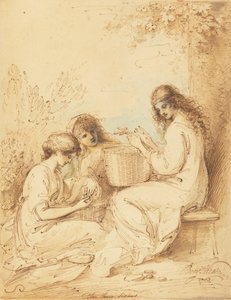 Üç Kız Kardeş by Benjamin West