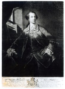 Richard Houston (1721-75) tarafından oyulmuş Charles Watson-Wentworth, Rockingham