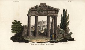 Athena Archegetis Kapısı Harabeleri, Roma Agorası veya Roma Forumu, Atina, Yunanistan by Bennardoni Bennardoni