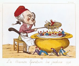 Jakobenlerin Arındırıcı Kazanı, 1793 by Benoit Louis Henriquez