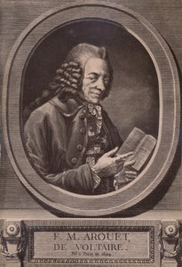 Voltaire, Fransız yazar ve filozof, 18. yüzyıl 1894 by Benoit Louis Henriquez