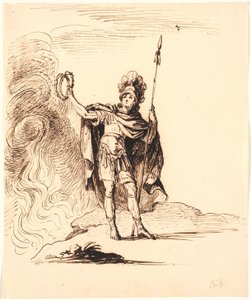 Antik kahraman. tiyatro sahnesi