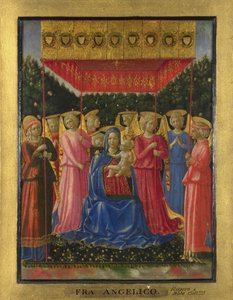 Meleklerle Bakire ve Çocuk, c. 1450