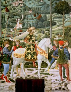 John VII Paleologus (1391-1448), Doğu Roma İmparatoru, Üç Kraldan biri olarak, şapeldeki Magi