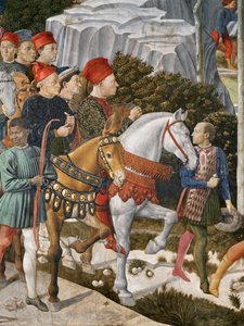Bir katır üzerinde Piero deMedici