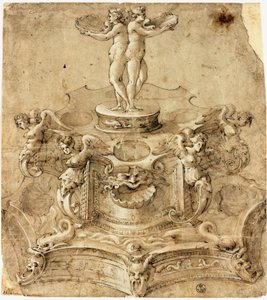 Altıgen şekilli tuz tuzu. Benvenuto Cellini