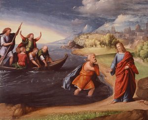Mucizevi yakalama by Benvenuto Tisi da Garofalo