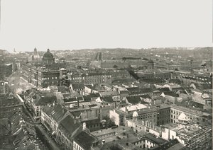 Berlin şehrinin panoraması, Almanya, 1895. by Berlin Photographic Co