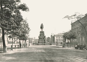 Büyük Frederick Heykeli, Unter Den Linden, Berlin, Almanya, 1895. by Berlin Photographic Co