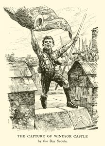 Windsor Kalesi'nin Ele Geçirilmesi (gravür) by Bernard (after) Partridge