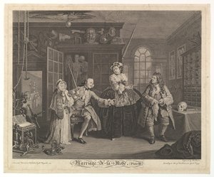 Evlilik A-la-Modu, Levha III, Nisan 1745.