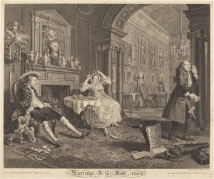 Evlilik a la Mode: pl. 2, 1745.