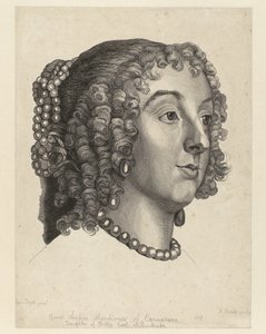 Portret van Anna Sophia van Carnarvon by Bernard Baron