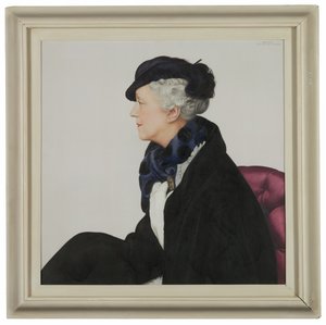 Ella de Wolfe doğumlu Leydi Mendl'in (1865-1950) portresi "Elsie" (tuval üzerine yağlı boya) by Bernard Boutet de Monvel