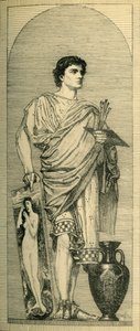 Apelles: bir mozaik için tasarım, c1864, 1881. by Bernard Collier