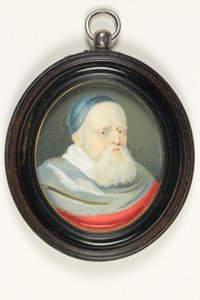 Sir Theodore Turquet De Mayerne (parşömen üzerine suluboya)