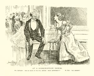 Abonelik Dansında by Bernard Partridge