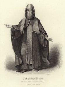 Papalık alışkanlığında bir Moskova Piskoposu by Bernard Picart