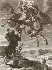 Bellerophon Kimera ile Savaşıyor, 1731 by Bernard Picart