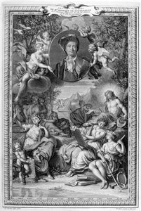 Bernard de Fontenelle, 1728-1729 by Bernard Picart