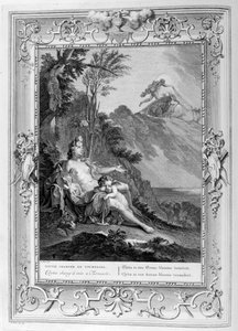 Clytia Turnesole Dönüştürüldü, 1733 by Bernard Picart