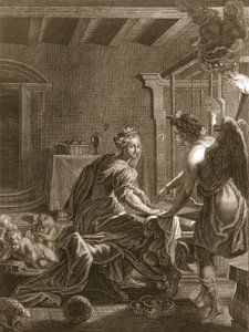 Penelope Tezgahında, 1731 by Bernard Picart