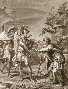 Phineus, Calais ve Zethes tarafından Harpilerden Kurtarıldı, 1731 by Bernard Picart