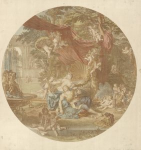 Armida'daki Rinaldo by Bernard Picart